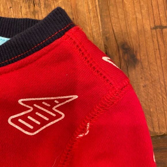 Colorful Planet Red Lightning Bolt Sweatshirt Unisex Size 2T - Picture 9 of 11